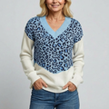 Himmelblauer Leopard