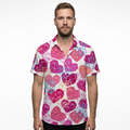 Weiß / Rosa Geometrisch