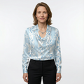 Hellblau Floral